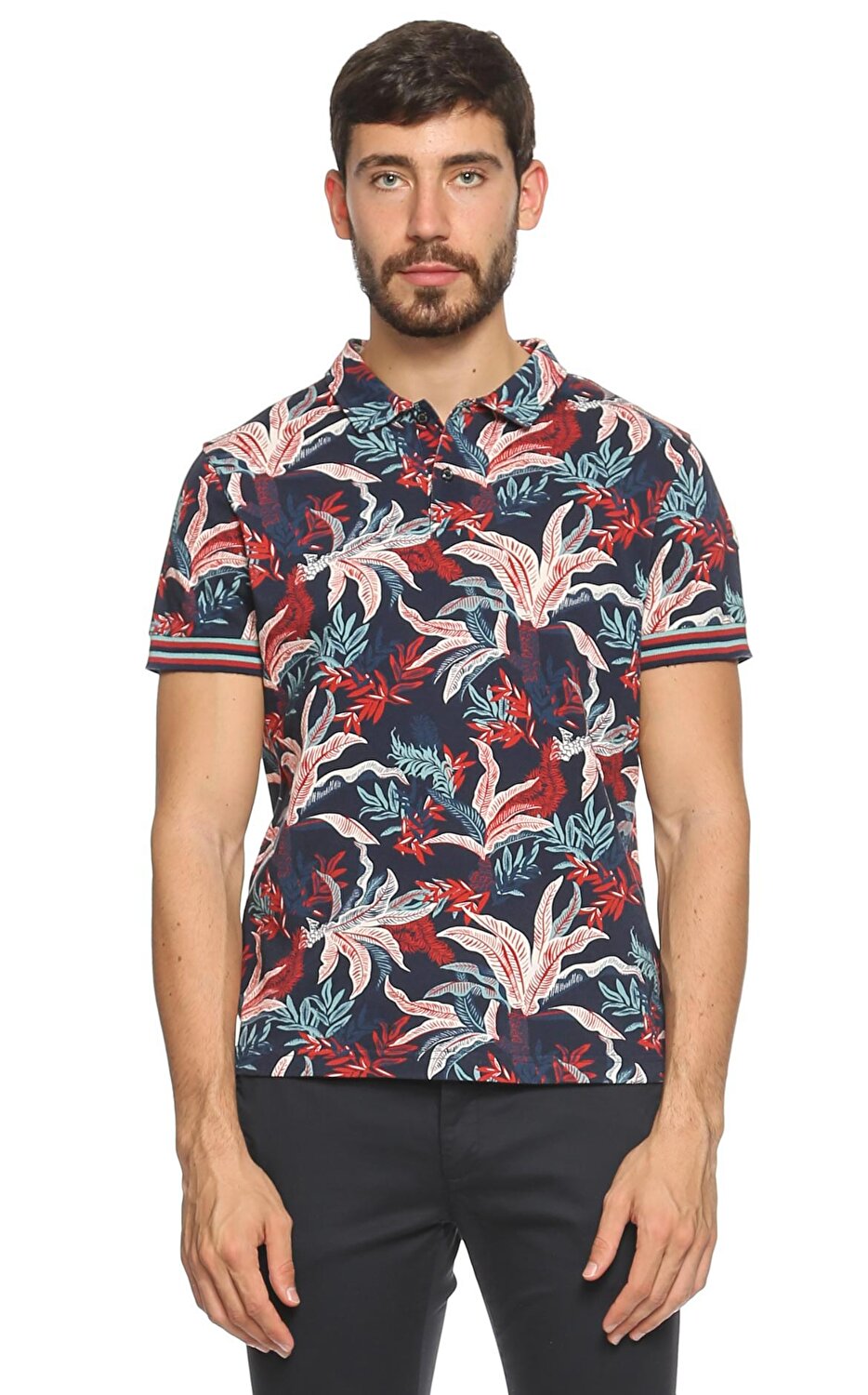 Moncler Erkek Polo T Shirt Mon83057008496n74h Multi Brandroom