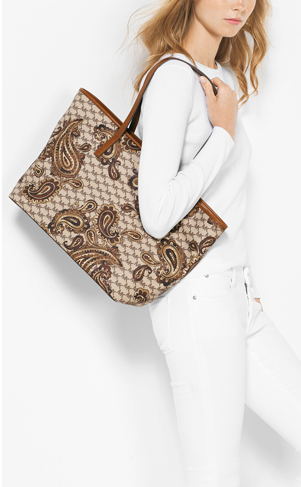 Michael kors emry discount lg tz tote