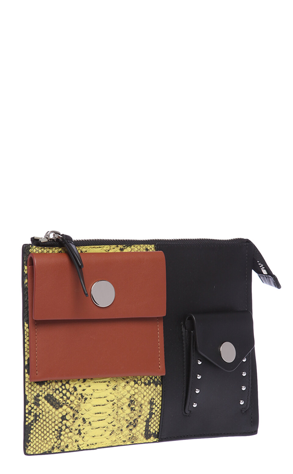 3.1 Phillip Lim Kad n Clutch 31PAS17 B158ACBLE733 LEMONBLACK