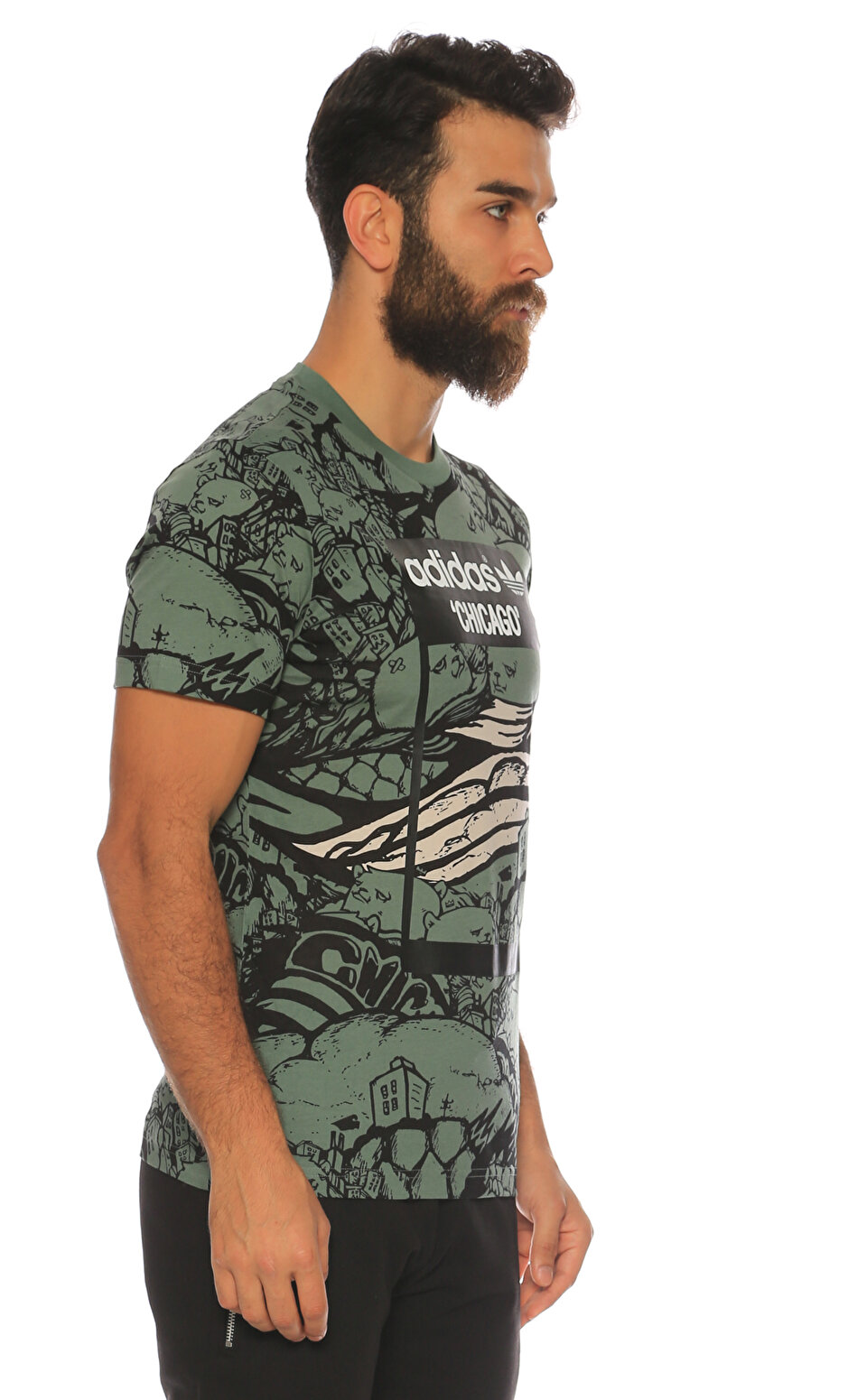 Adidas chicago on sale t shirt yeşil