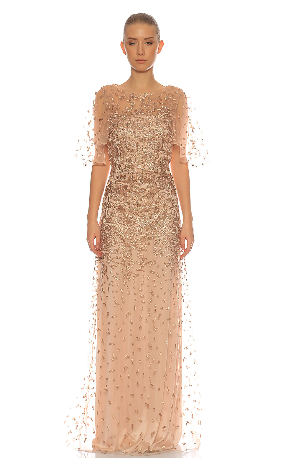 David meister cheap evening gown