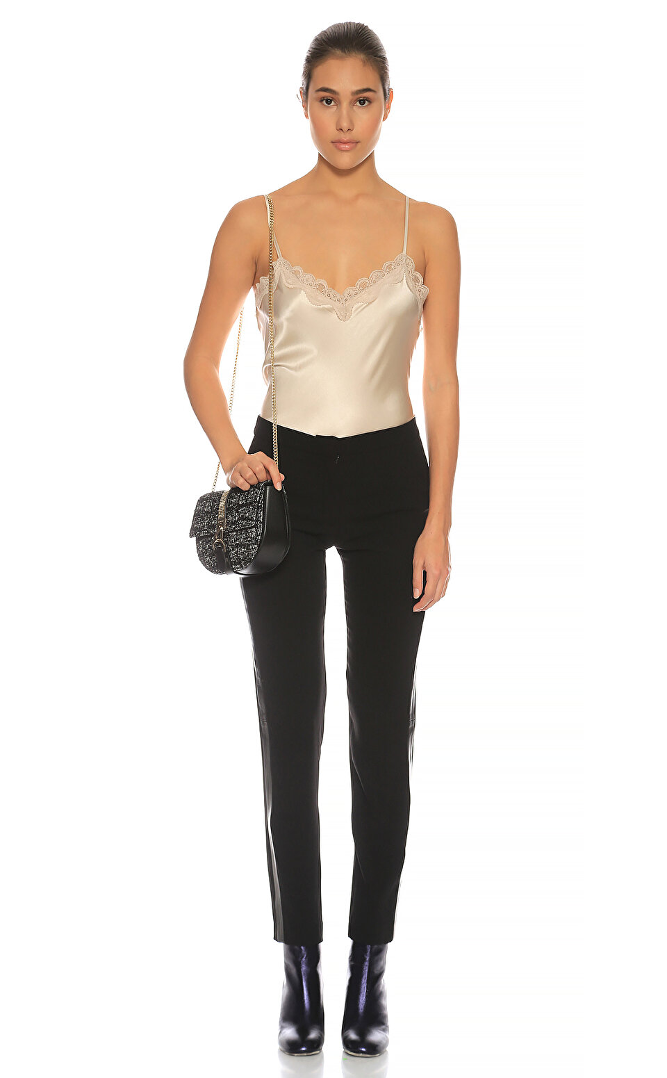 Zapa Kad n Siyah Pantolon ZPAFPAN06F33299 NOIR Brandroom