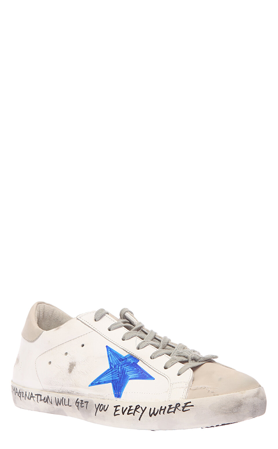 Golden Goose Deluxe Brand Erkek Beyaz Spor Ayakkab 462872 Brandroom