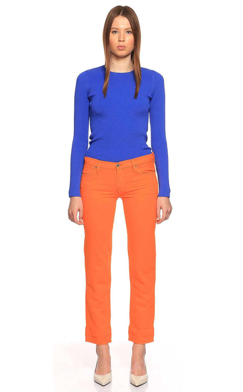 Ralph Lauren Blue Label Turuncu Jean Pantolon
