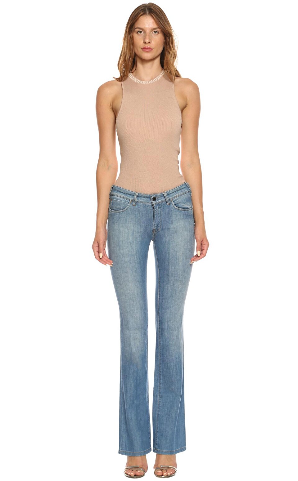 Stella McCartney Kad n Jean Pantolon SMC205101 LIGHTBLUEVINTAGEDENIM