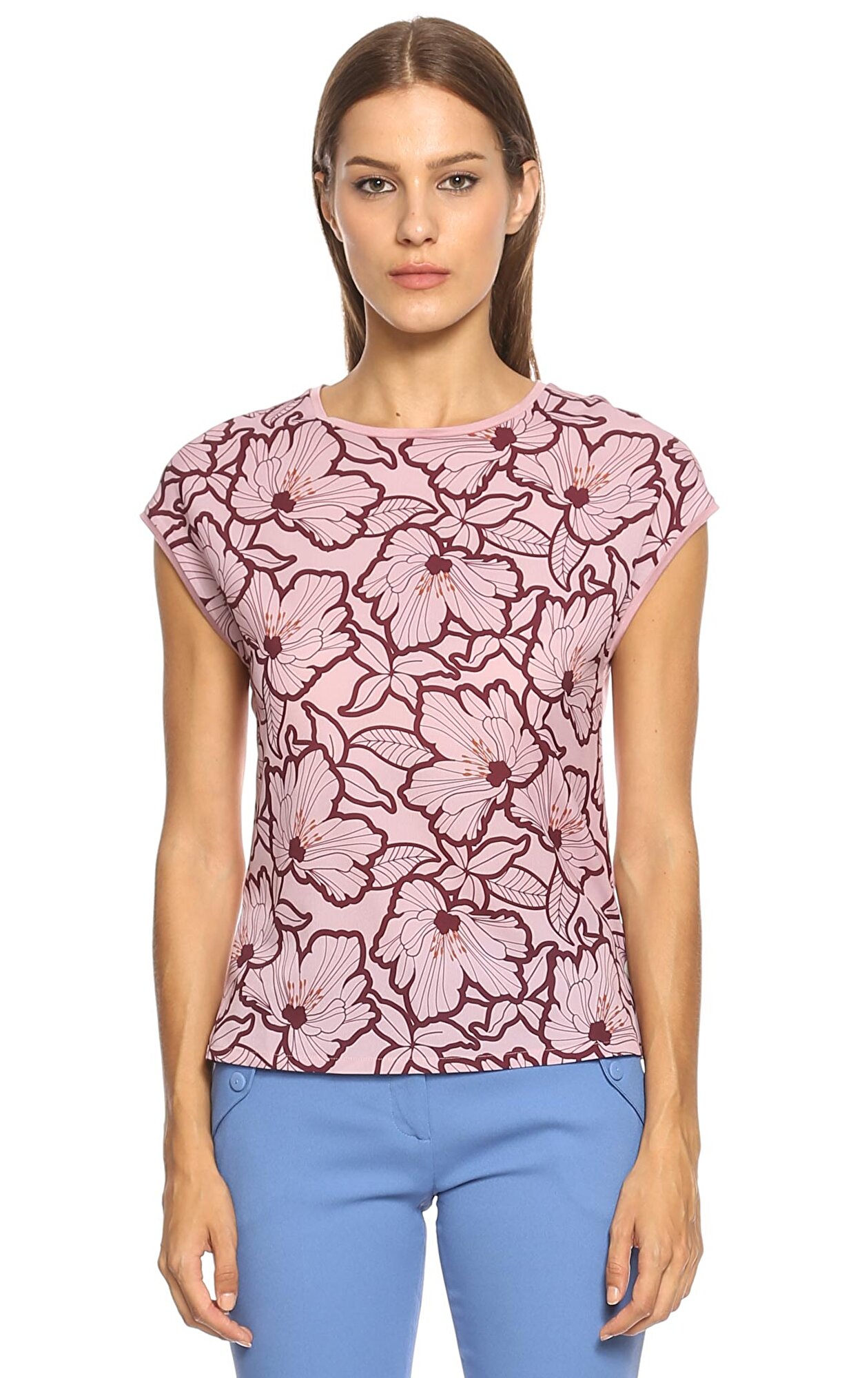 Ted Baker Kadın Pembe TShirt TEDWC9WCORDINEPINKPINK Brandroom