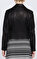 DKNY Yandan Fermuarlı Siyah Deri Ceket #7