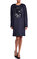 DKNY İşleme Detaylı Lacivert Elbise #2