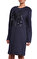 DKNY İşleme Detaylı Lacivert Elbise #4