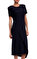 DKNY Çizgili Lacivert Elbise #4