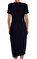 DKNY Çizgili Lacivert Elbise #5