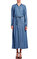 Juicy Couture V Yaka Uzun Jean Mavi Elbise #1