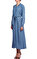 Juicy Couture V Yaka Uzun Jean Mavi Elbise #2