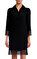 Akris Punto File Detaylı Siyah Elbise #1
