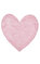 Laura Ashley Heart Shaped Rug Pink 90X90 Halı #1