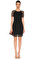 Elie Tahari İşleme Detaylı Siyah Elbise #1