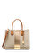 MICHAEL Michael Kors Center Stripe Mercer LG Conv Tote Çanta #1