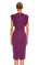 Karen Millen V Yaka Mor Elbise #4