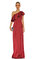 Zac Zac Posen Kırmızı Gece Elbisesi #1
