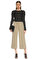 Michael Kors Collection Geniş Kesim Bej Rengi Pantolon #1