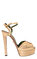 Le Silla Altın Rengi Sandalet #1