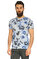 Ted Baker Çiçek Desen Mavi T-Shirt #1