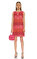 Juicy Couture Dantel Detaylı Mini Renkli Elbise #1
