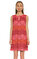 Juicy Couture Dantel Detaylı Mini Renkli Elbise #2