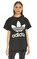 Adidas Originals Baskı Desen Siyah T-Shirt #1