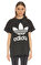 Adidas Originals Baskı Desen Siyah T-Shirt #3