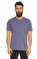 James Perse Bisiklet Yaka Mavi T-Shirt #1