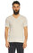 James Perse V Yaka Bej Rengi T-Shirt #1
