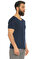Tru V Yaka Lacivert T-Shirt #4