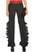 Gucci Fırfır Detaylı Siyah Pantolon #1
