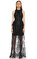 Ml Monique Lhuillier Siyah Gece Elbisesi #2