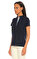 Jodhpur Women Düz Desen Mavi Polo T-Shirt #4