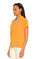 Jodhpur Women Düz Desen Sarı Polo T-Shirt #4
