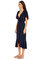 Juicy Couture V Yaka Lacivert Elbise #3