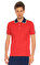 Gucci Çizgili Kırmızı Polo T-Shirt #1