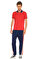 Gucci Çizgili Kırmızı Polo T-Shirt #2