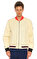 Gucci Baskı Desen Beyaz Deri Ceket #4