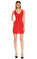 Karen Millen Kabartma Desenli Kırmızı Elbise #1