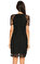 Elie Tahari İşleme Detaylı Siyah Elbise #5