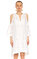 Bcbg Max Azrıa Dantel İşlemeli Beyaz Elbise #2