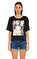 Guess Baskı Desen Siyah T-Shirt #1