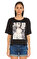 Guess Baskı Desen Siyah T-Shirt #3