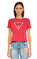 Guess İşleme Detaylı Pembe T-Shirt #3