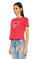 Guess İşleme Detaylı Pembe T-Shirt #4