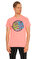 Superdry Baskılı Kısa Kollu Pembe T-Shirt #1