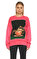 Gucci Kedi Desenli Fuşya Sweatshirt #1
